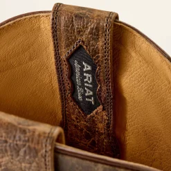 Rock Ridge Wide Square Toe Western Boot