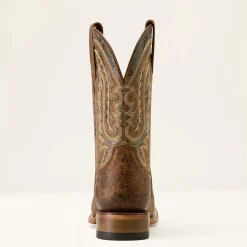 Rock Ridge Wide Square Toe Western Boot