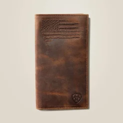 Rodeo Wallet Patriot Flag Embroidery