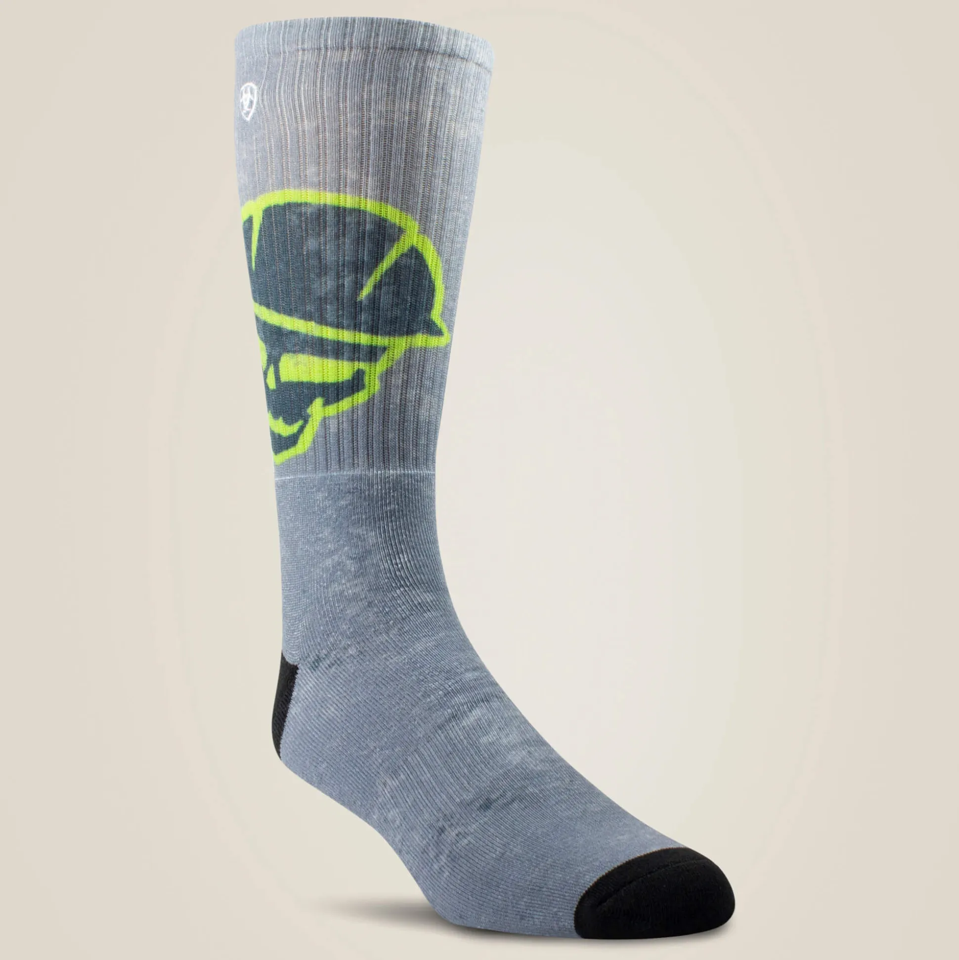 Roughneck Graphic Crew Work Sock 2 Pair Multi Color Pack