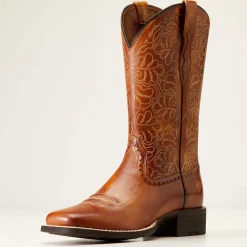 Round Up Remuda Wide Square Toe Western Boot