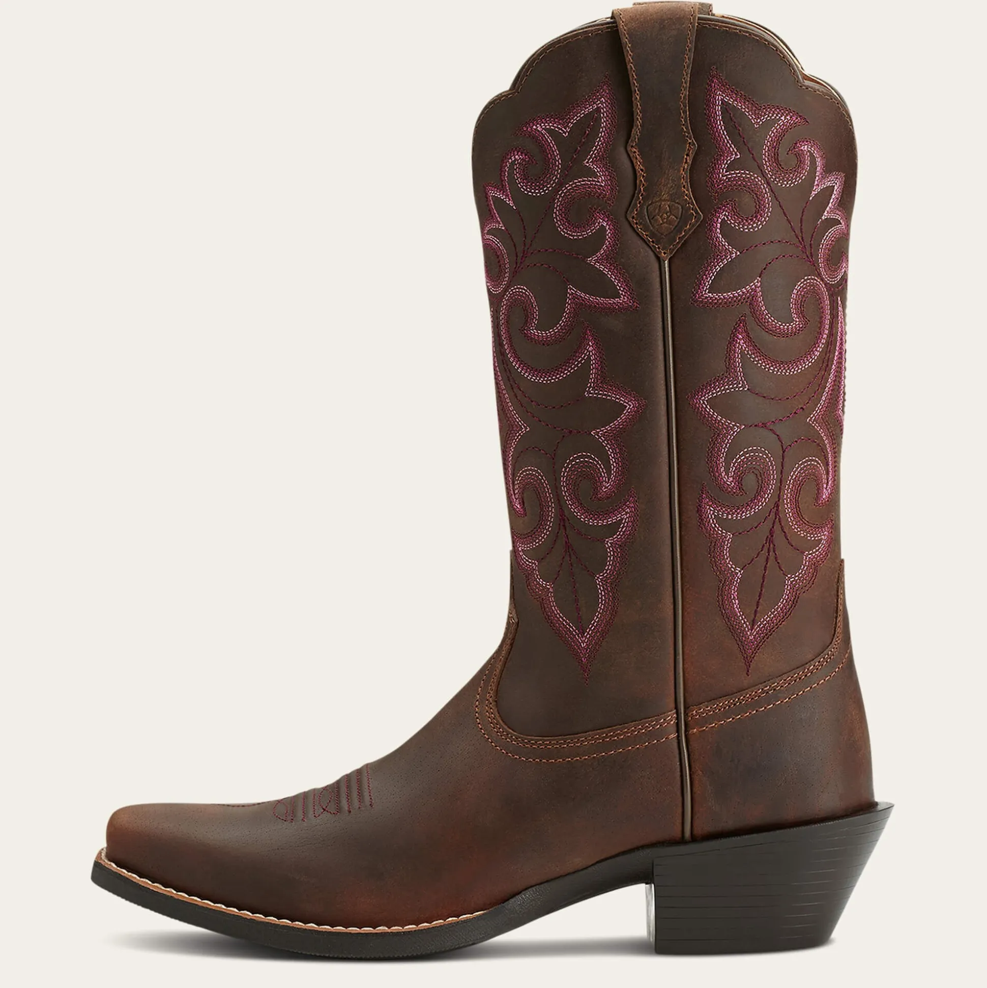 Round Up Square Toe Western Boot