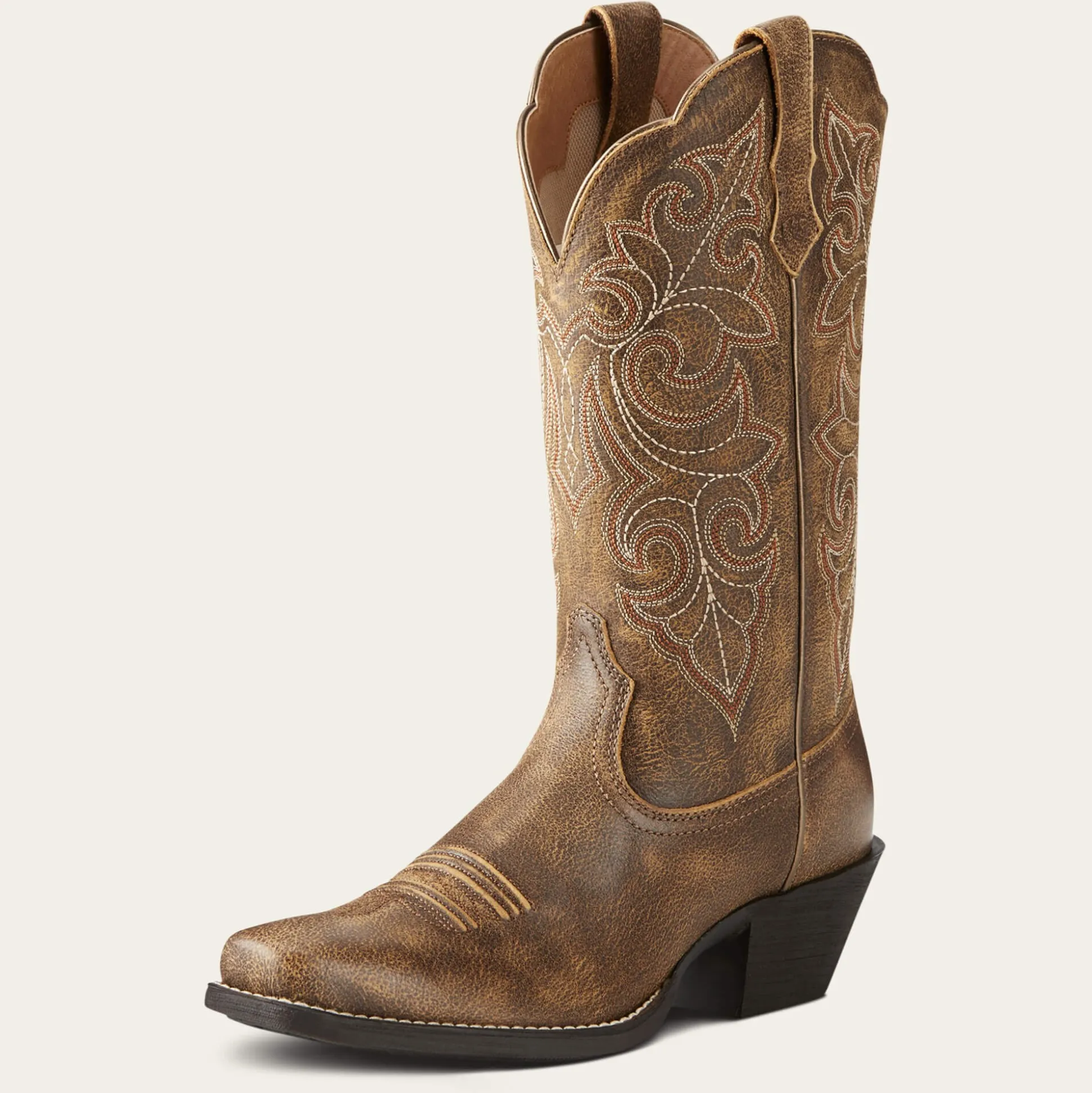 Round Up Square Toe Western Boot