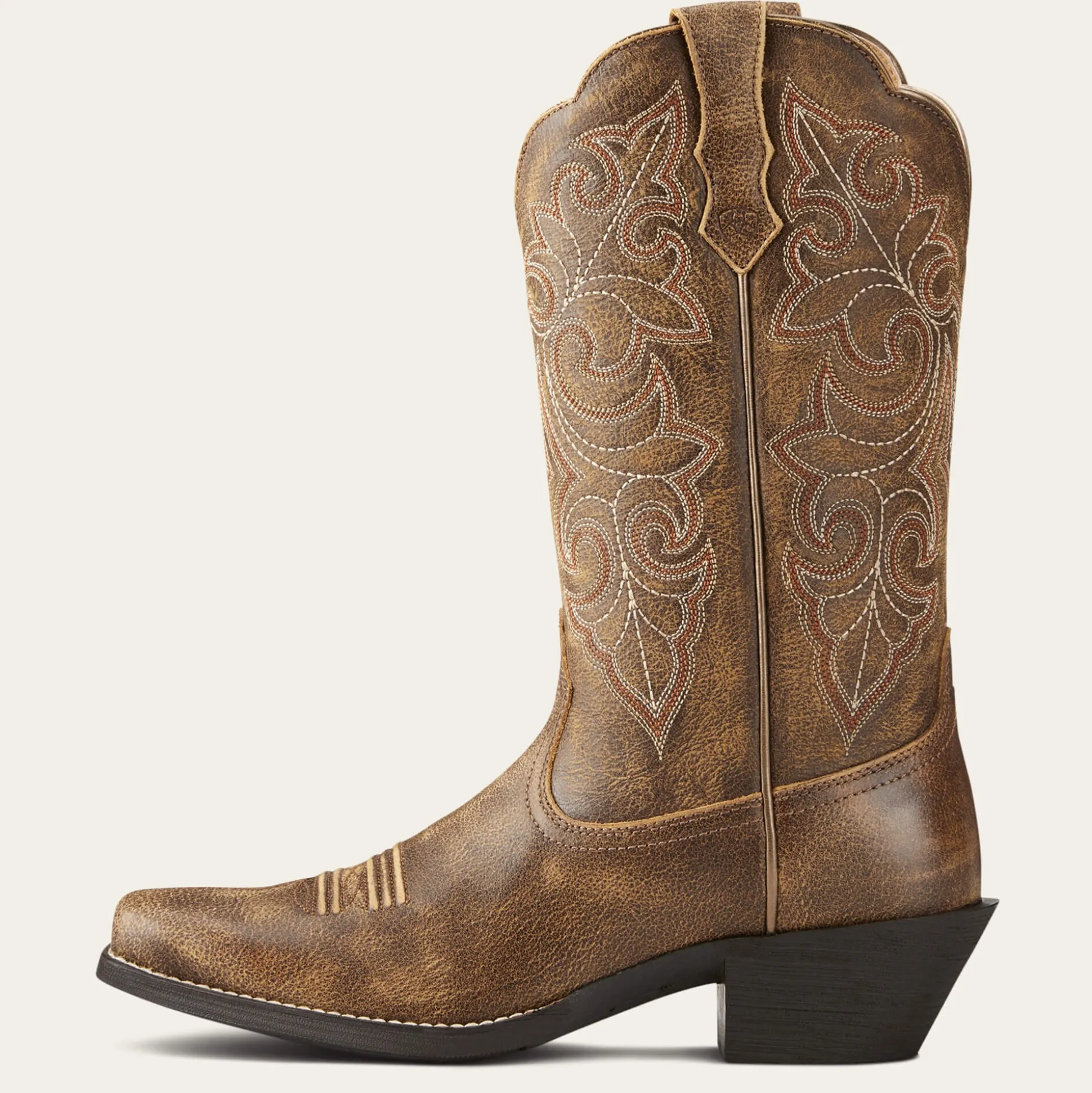 Round Up Square Toe Western Boot