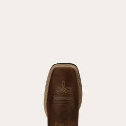 Round Up Wide Square Toe Western Boot