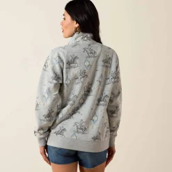 Sapphire 1/2 Zip Sweatshirt