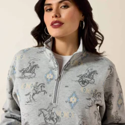 Sapphire 1/2 Zip Sweatshirt