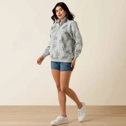 Sapphire 1/2 Zip Sweatshirt