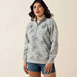 Sapphire 1/2 Zip Sweatshirt