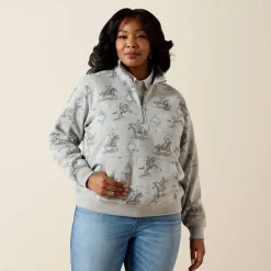Sapphire 1/2 Zip Sweatshirt