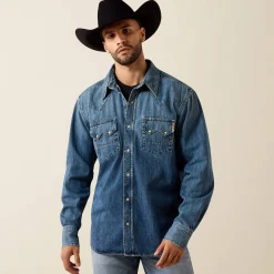 Sawtooth Denim Retro Fit Shirt