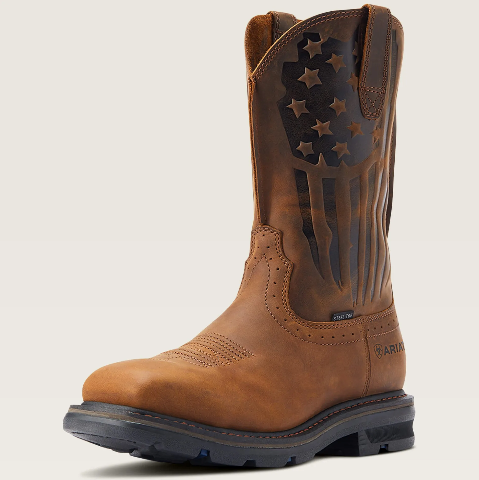 Sierra Shock Shield Patriot Steel Toe Work Boot
