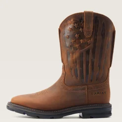 Sierra Shock Shield Patriot Work Boot