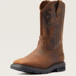 Sierra Shock Shield Patriot Work Boot