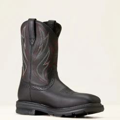 Sierra Shock Shield Wide Square Toe Steel Toe Work Boot