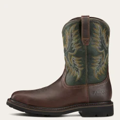 Sierra Wide Square Toe Steel Toe Work Boot