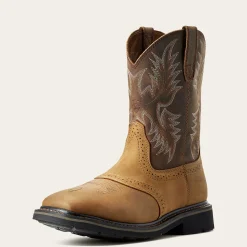 Sierra Wide Square Toe Work Boot
