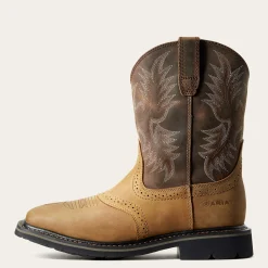 Sierra Wide Square Toe Work Boot