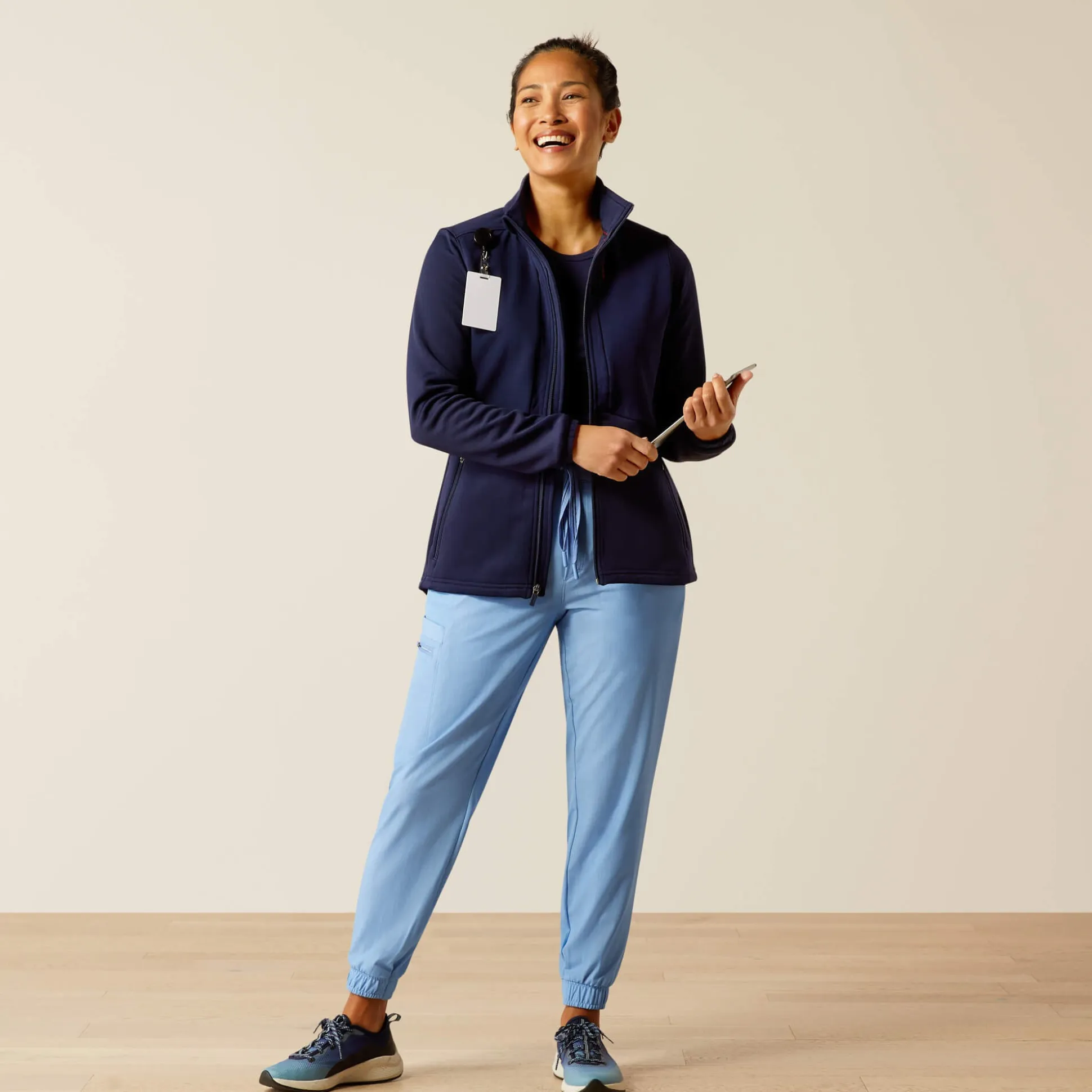 Sina Fleece Scrub Jacket