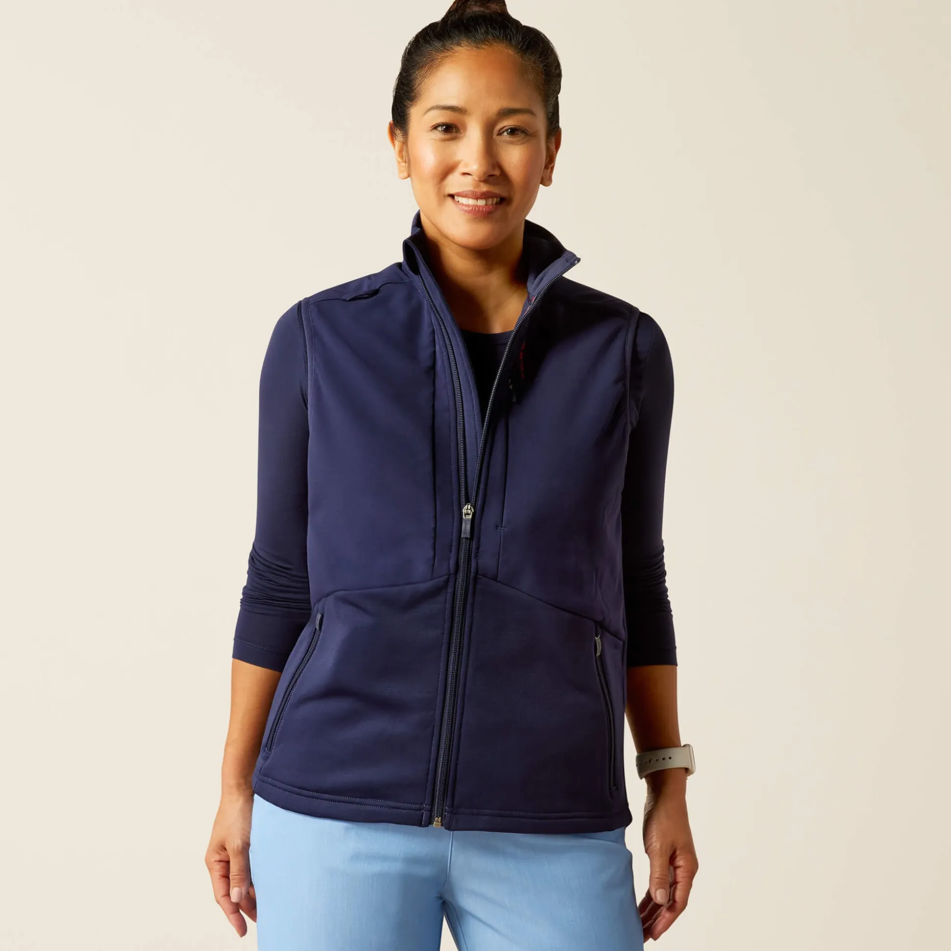 Sina Fleece Scrub Vest