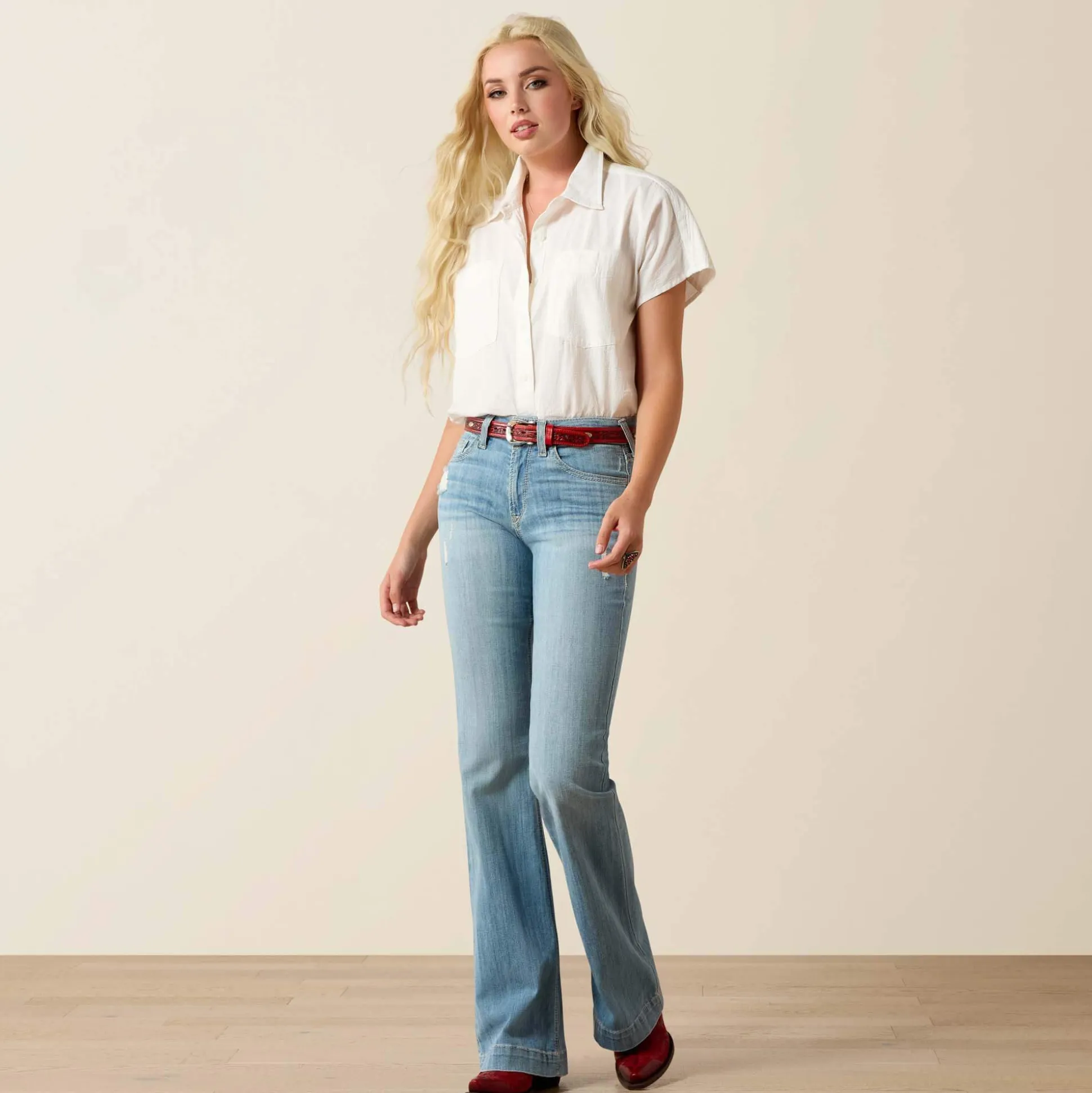 Slim Trouser Aisha Wide Leg Jean