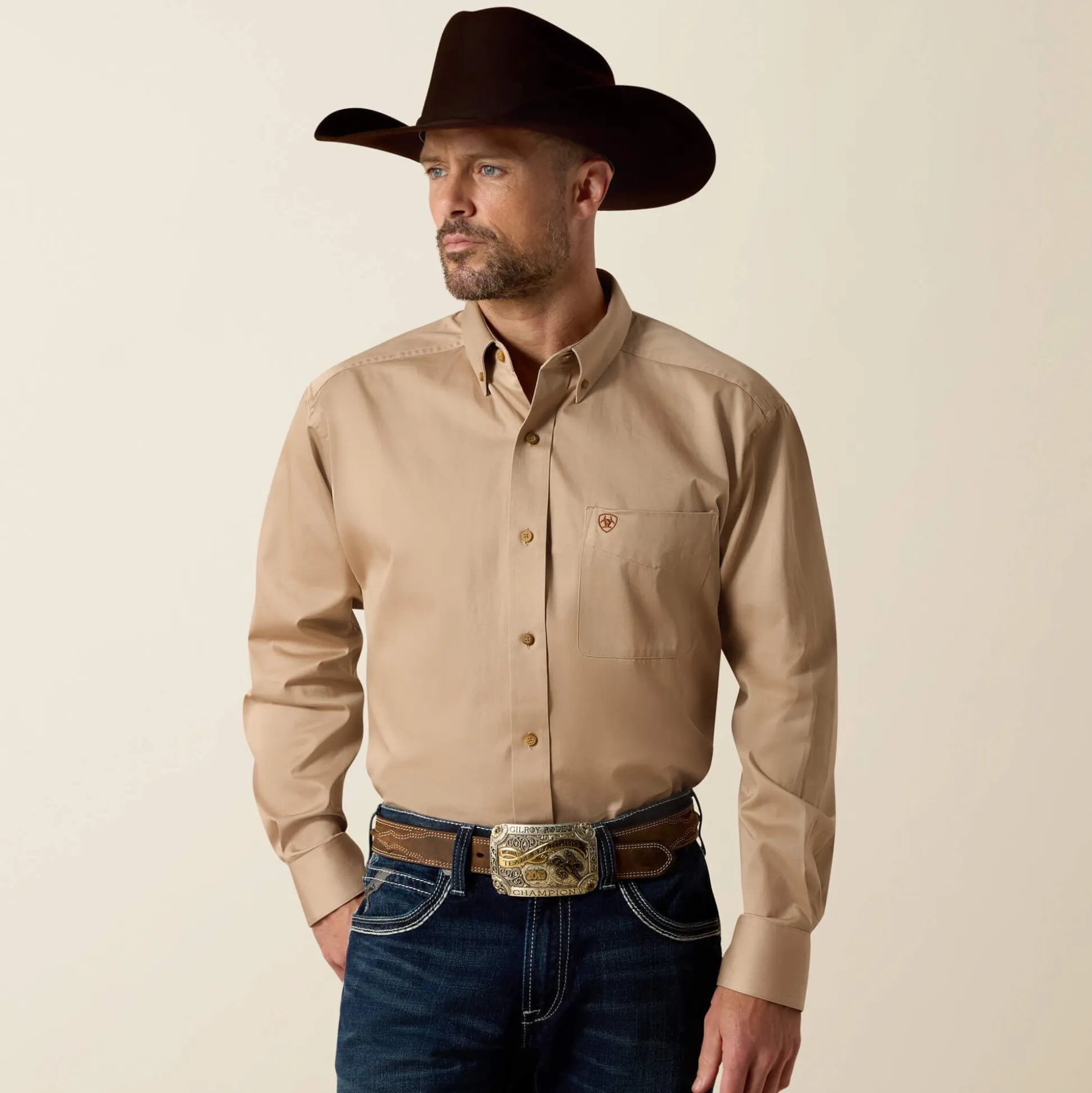 Solid Twill Classic Fit Shirt