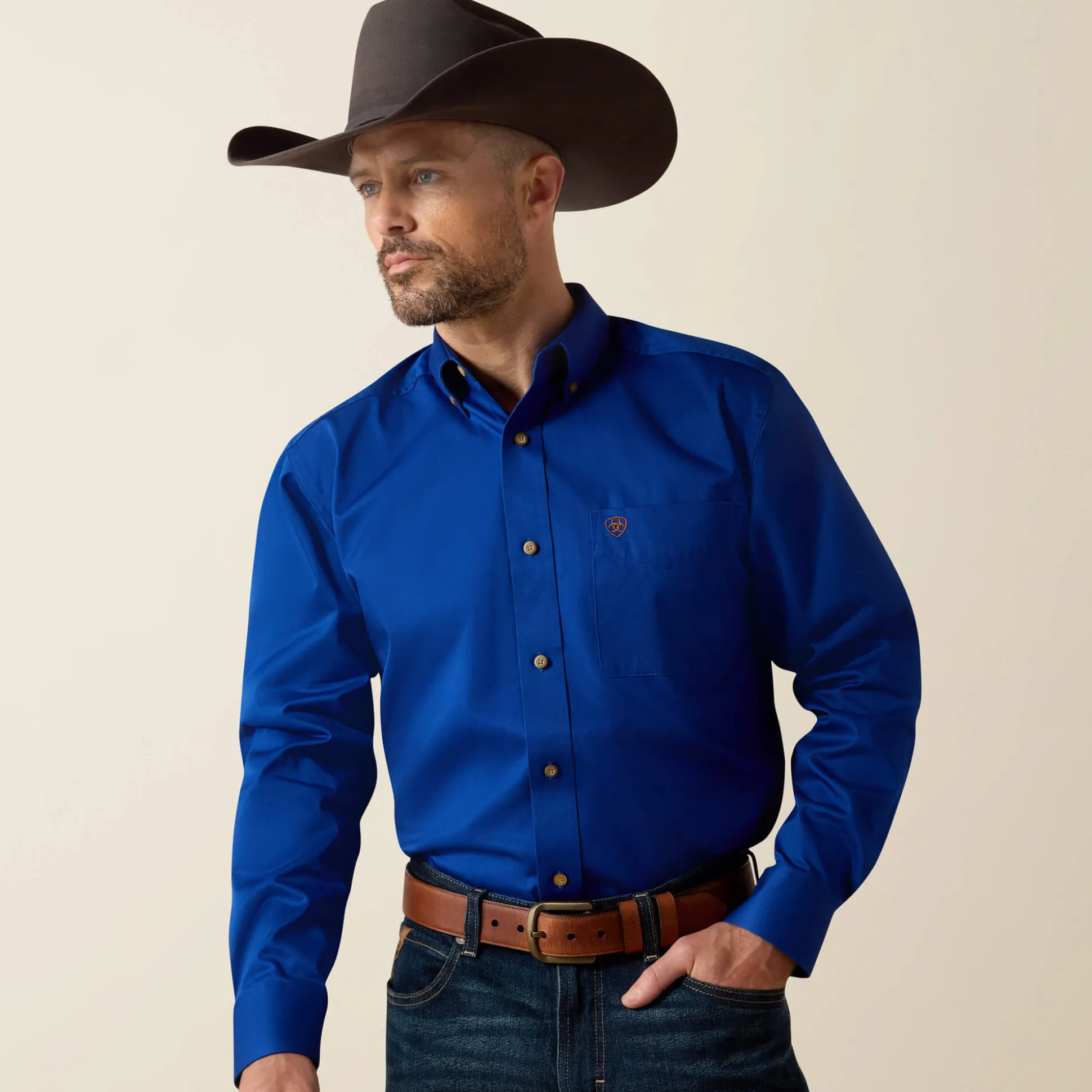 Solid Twill Classic Fit Shirt