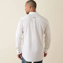 Solid Twill Fitted Shirt