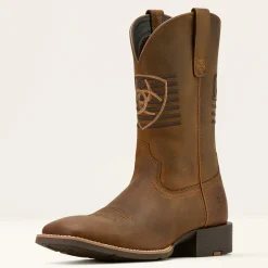 Sport Freedom Wide Square Toe Cowboy Boot