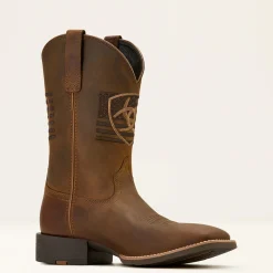 Sport Freedom Wide Square Toe Cowboy Boot