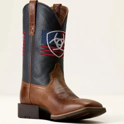 Sport Freedom Wide Square Toe Cowboy Boot