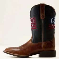 Sport Freedom Wide Square Toe Cowboy Boot