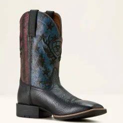 Sport Liberty Antler Wide Square Toe Cowboy Boot