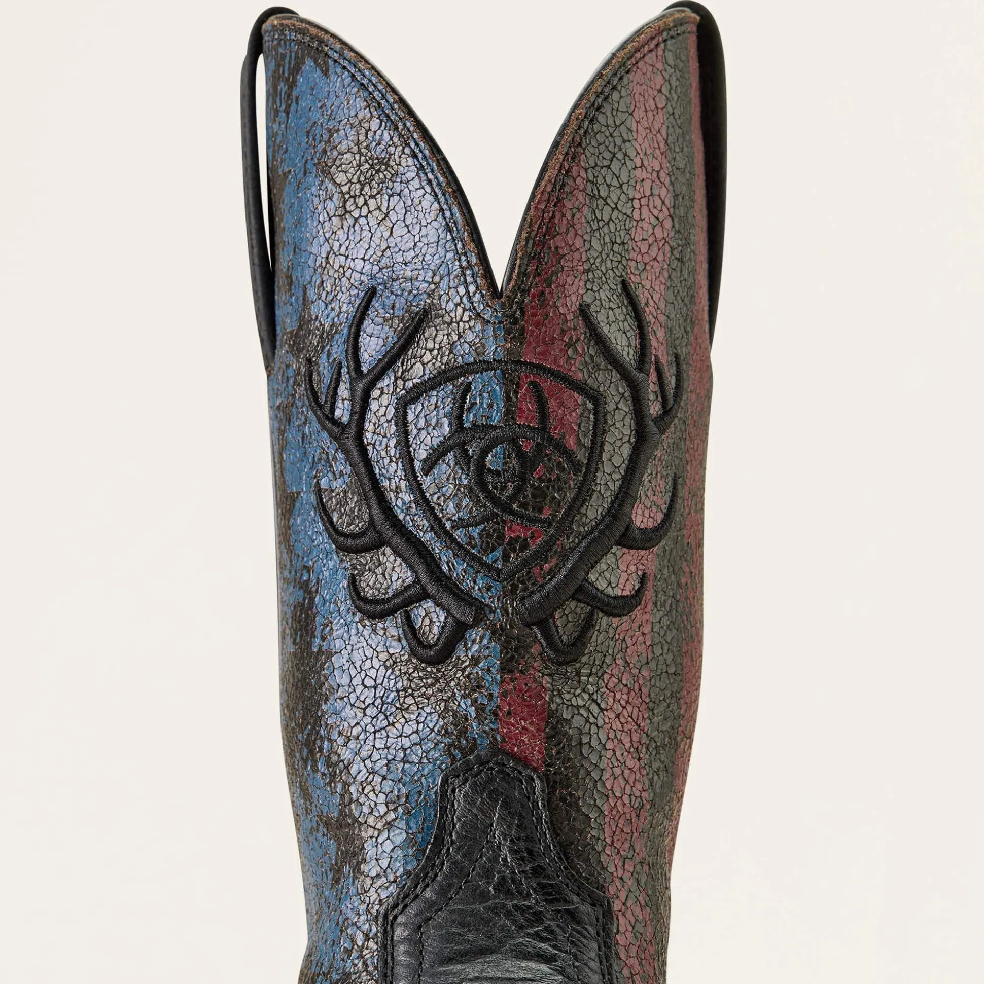 Sport Liberty Antler Wide Square Toe Cowboy Boot