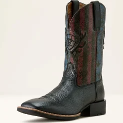 Sport Liberty Antler Wide Square Toe Cowboy Boot