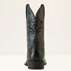 Sport Liberty Antler Wide Square Toe Cowboy Boot