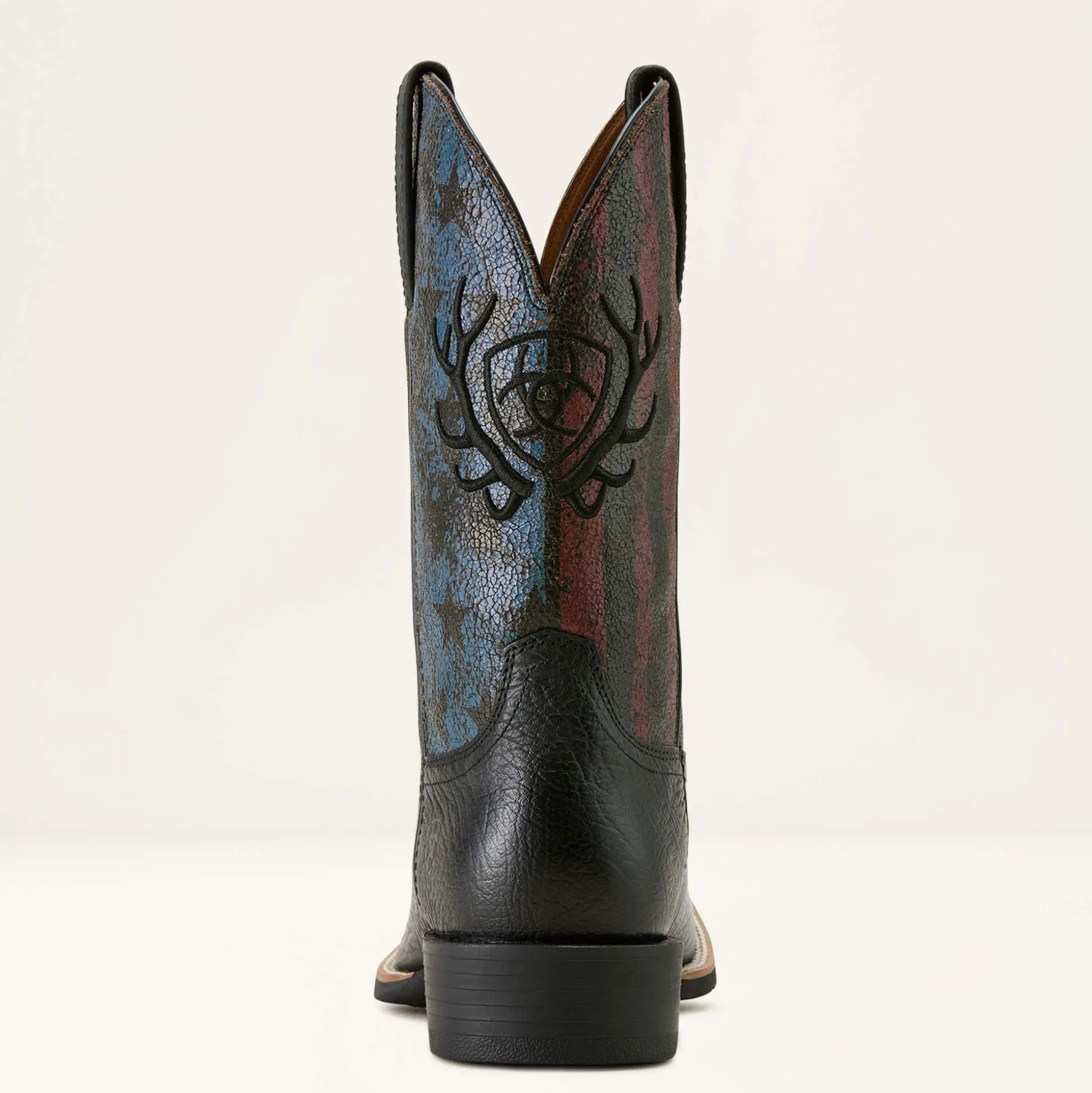 Sport Liberty Antler Wide Square Toe Cowboy Boot
