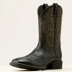 Sport Western Wide Square Toe Cowboy Boot