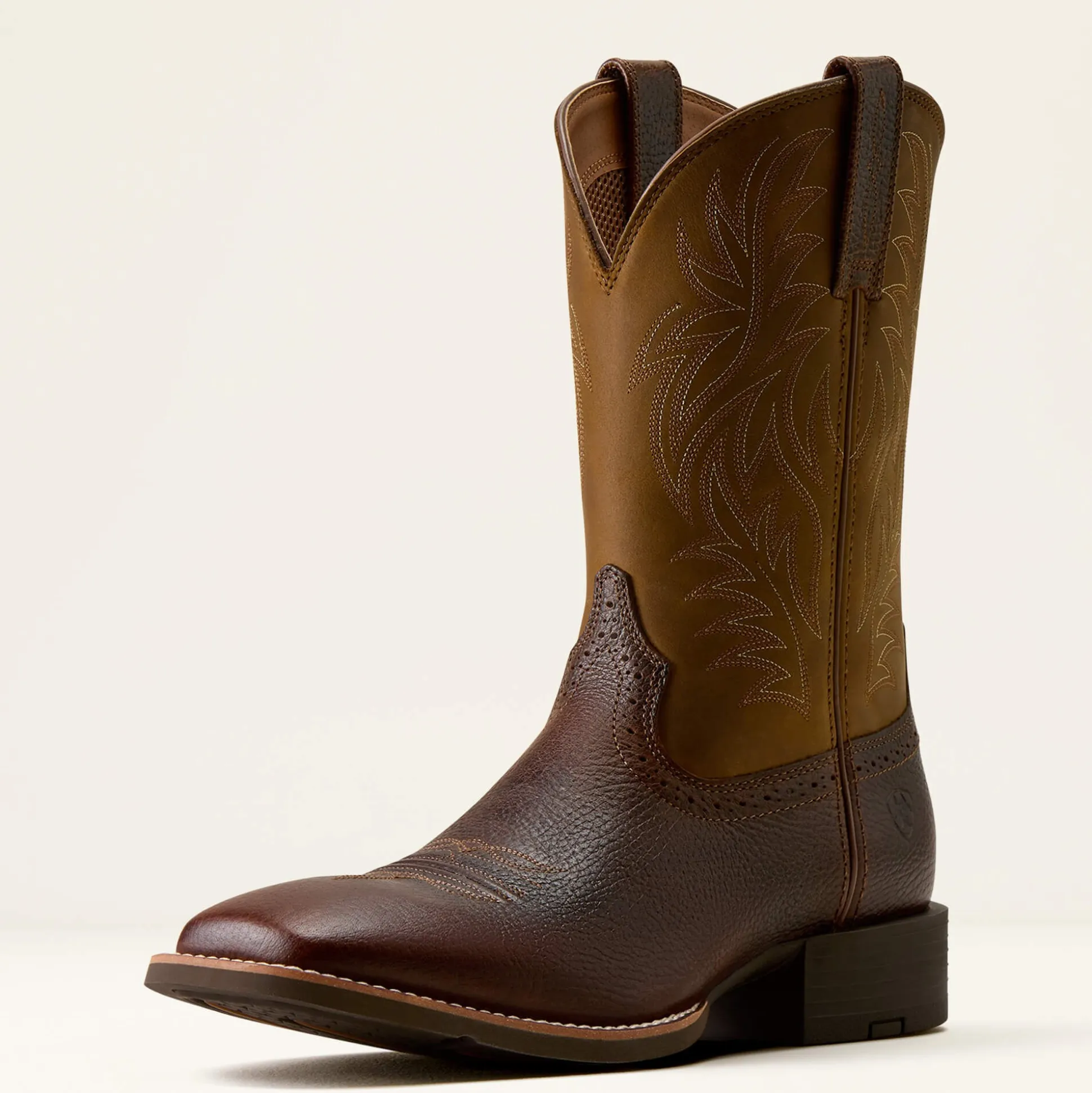 Sport Western Wide Square Toe Cowboy Boot