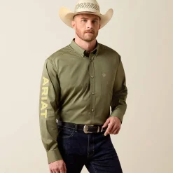 Team Logo Lightweight Twill Classic Fit Shirt