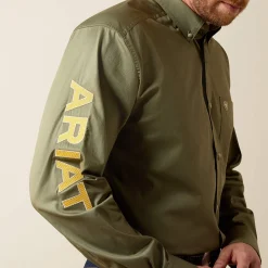 Team Logo Lightweight Twill Classic Fit Shirt