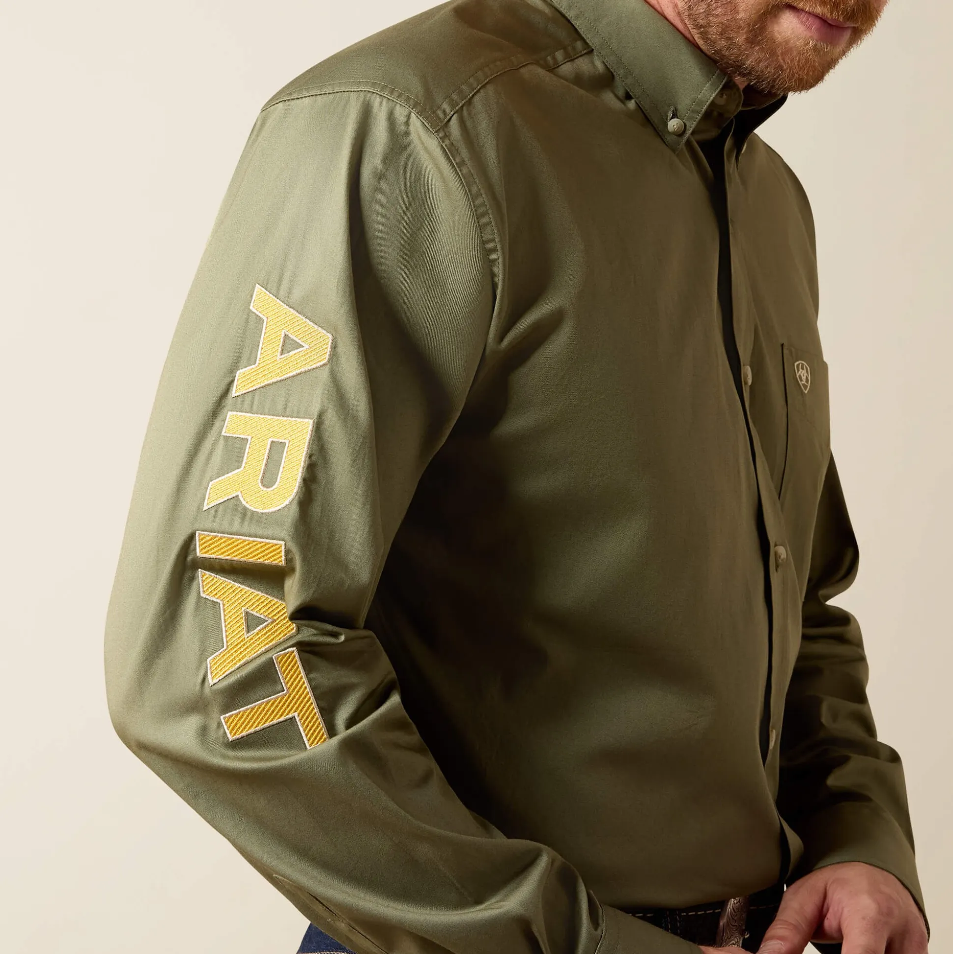 Team Logo Lightweight Twill Classic Fit Shirt