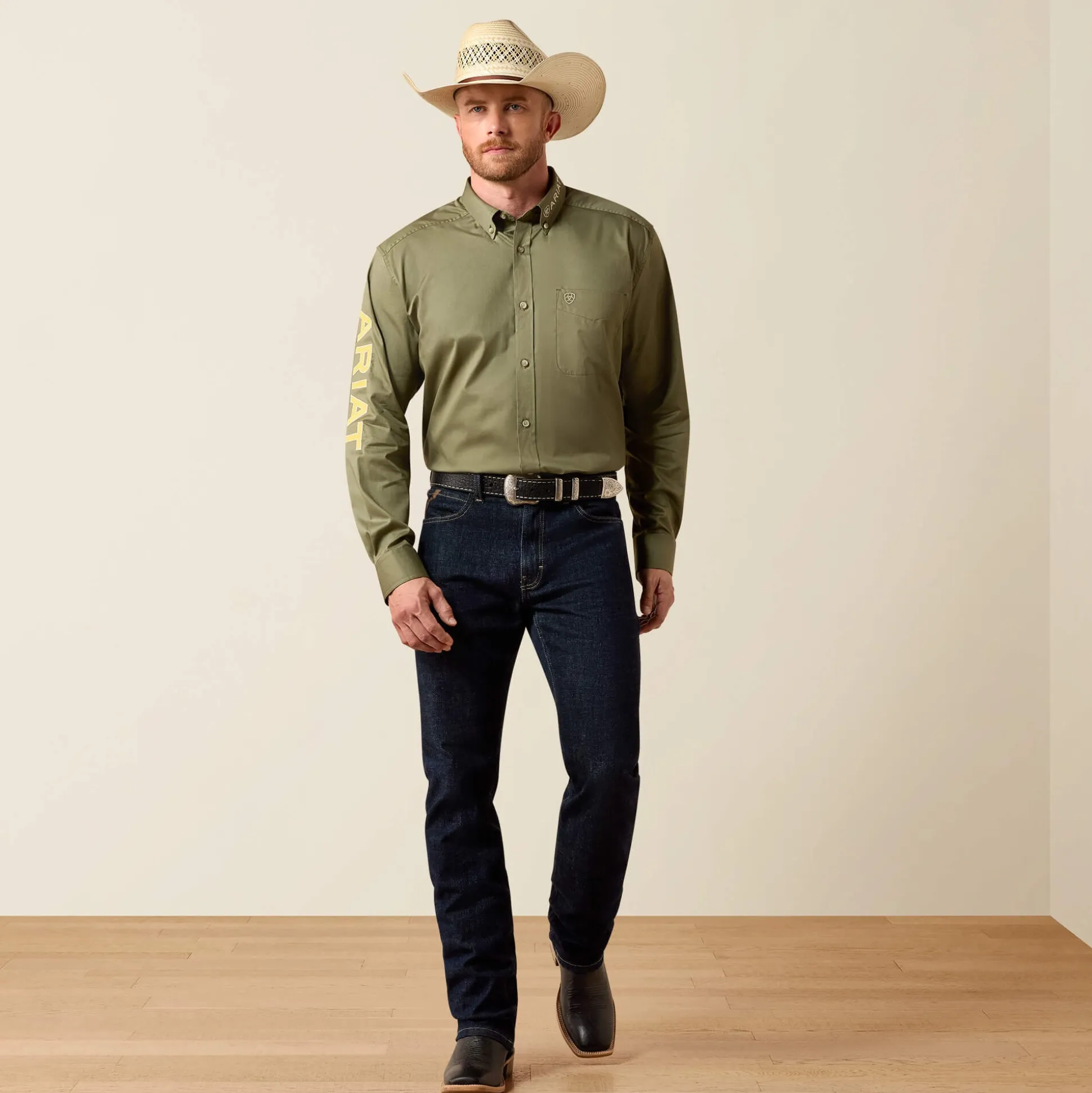 Team Logo Lightweight Twill Classic Fit Shirt