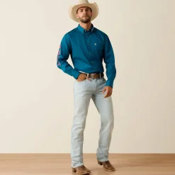 Team Logo Lightweight Twill Classic Fit Shirt