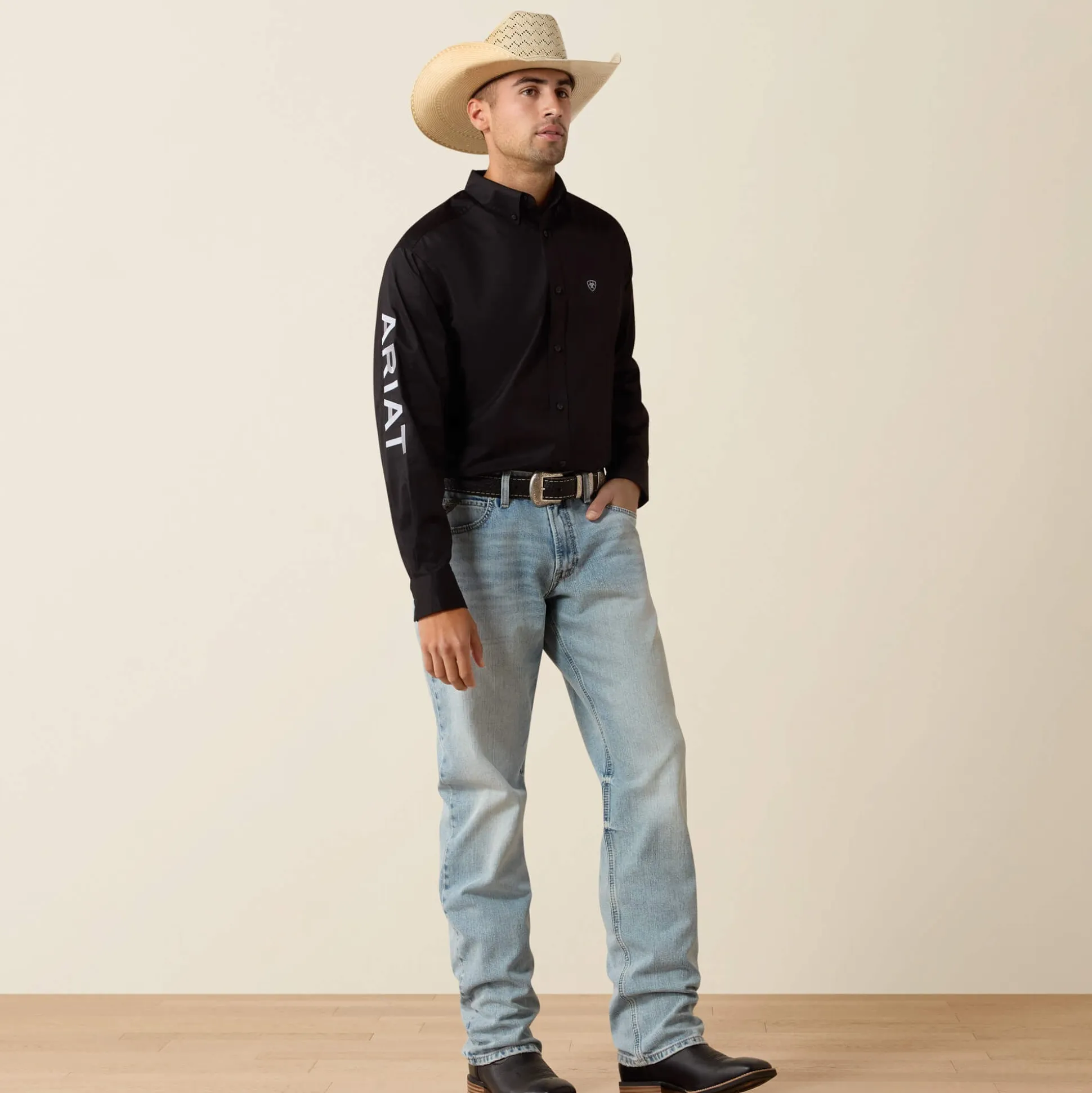 Team Logo Lightweight Twill Classic Fit Shirt