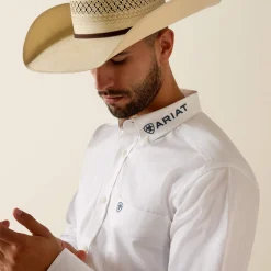 Team Logo Lightweight Twill Fitted Shirt