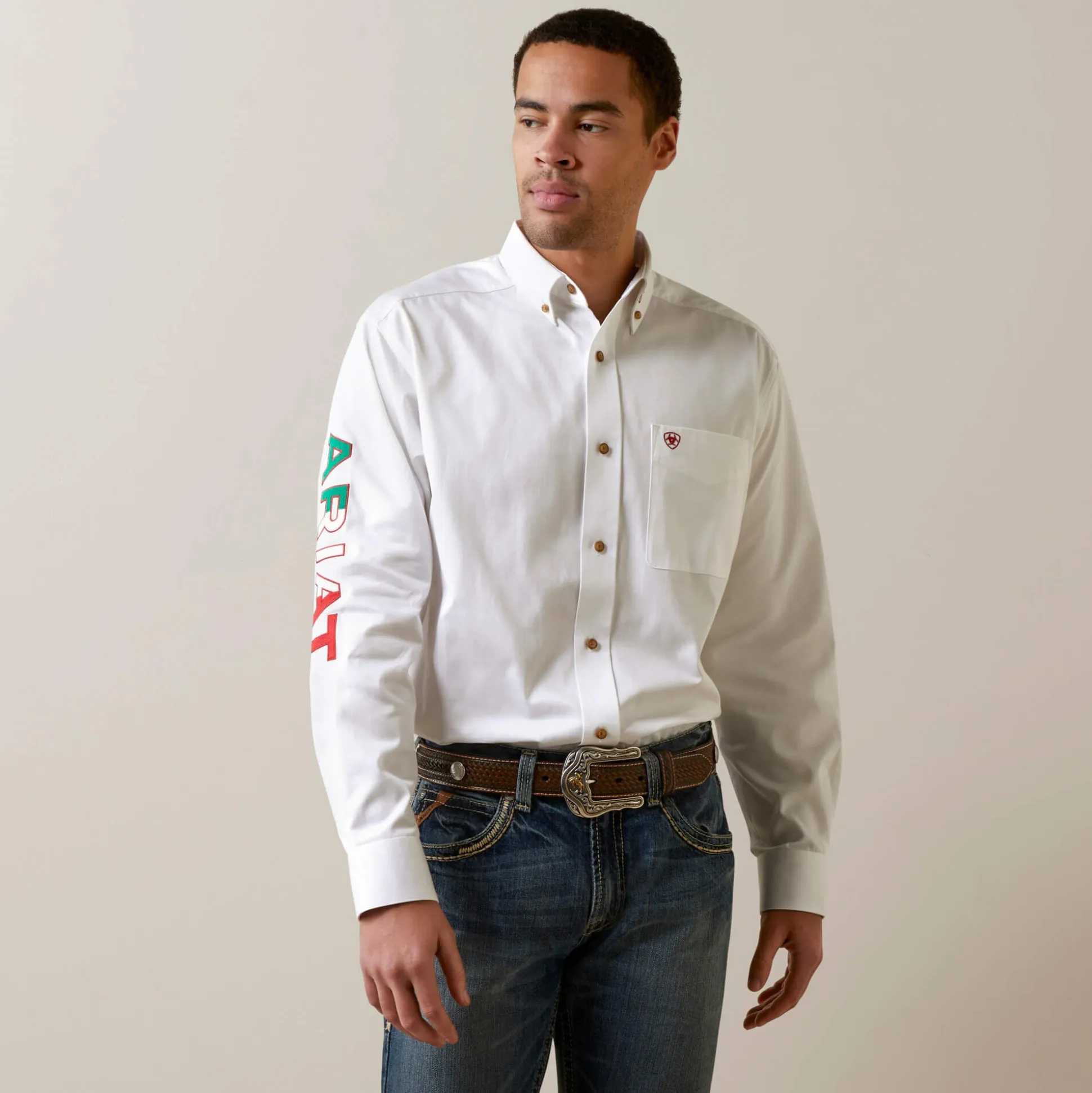 Team Logo Twill Classic Fit Shirt