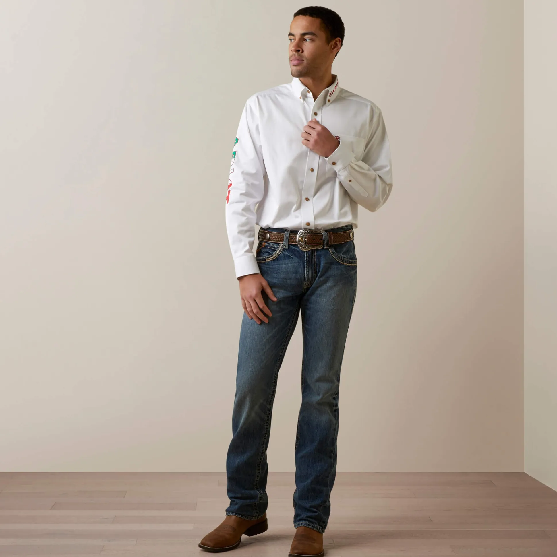 Team Logo Twill Classic Fit Shirt