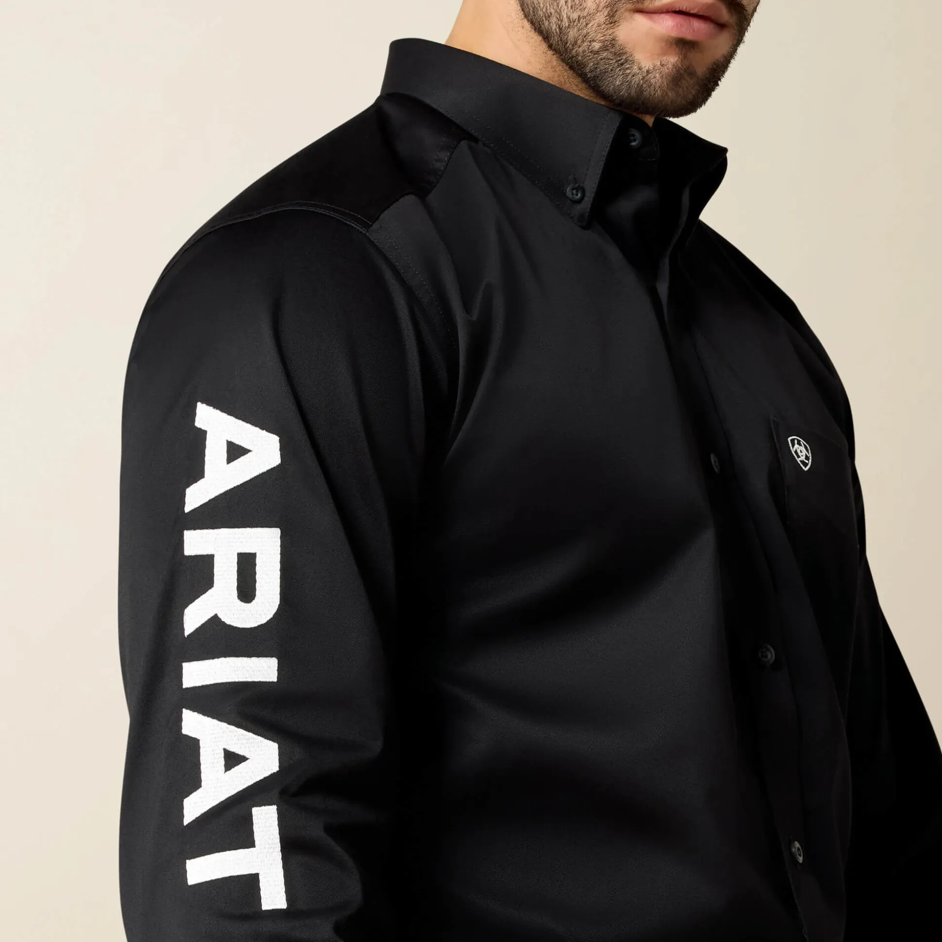 Team Logo Twill Fitted Shirt