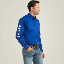 Team Logo Twill Fitted Shirt